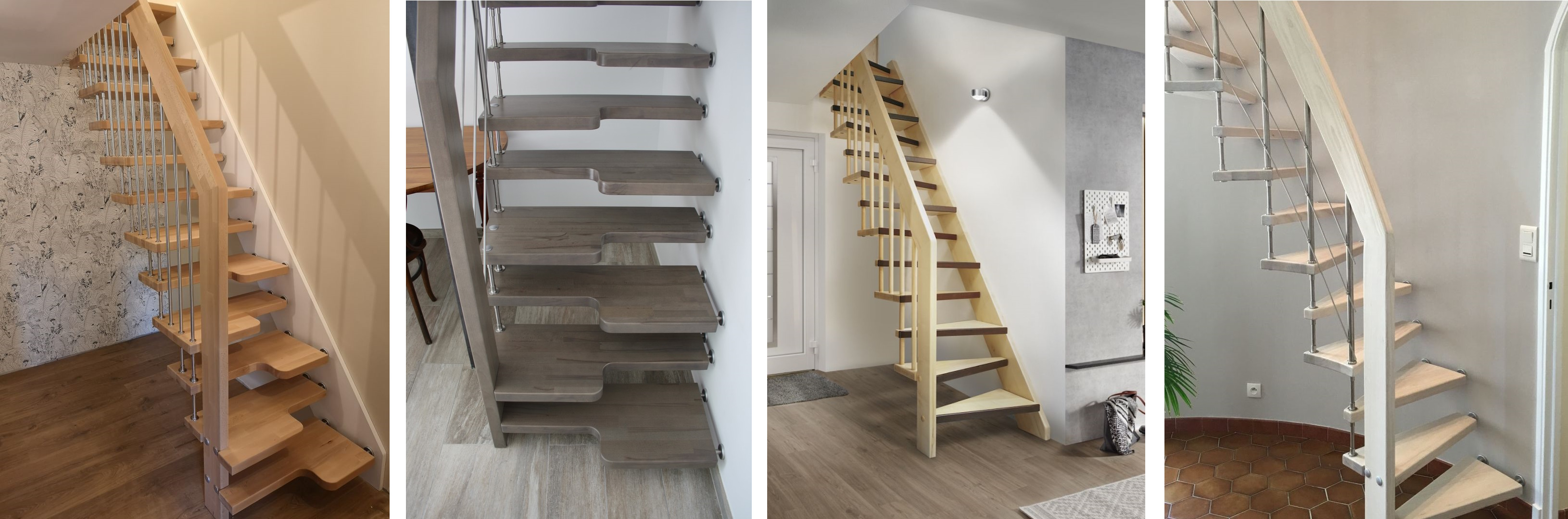 Escaliers gain de place pour les petits espaces